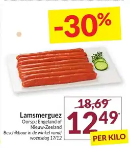 Intermarché Lamsmerguez aanbieding