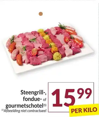 Steengrill, Fondue of Gourmetschotel