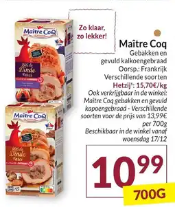Intermarché Maître Coq aanbieding