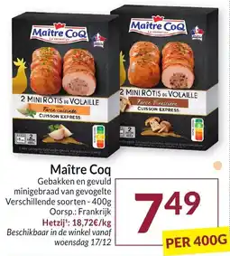 Intermarché Maître CoQ aanbieding