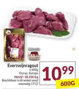 Intermarché Everzwijnragout aanbieding
