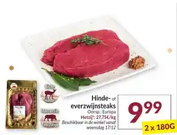 Intermarché Hinde of Everzwijnsteaks aanbieding