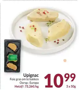 Intermarché Upignac Foie gras om te bakken aanbieding