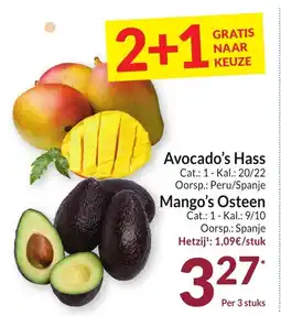 Intermarché Avocado's Hass of Mango's Osteen aanbieding