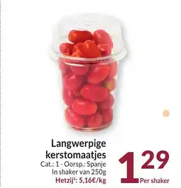 Intermarché Langwerpige kerstomaatjes aanbieding