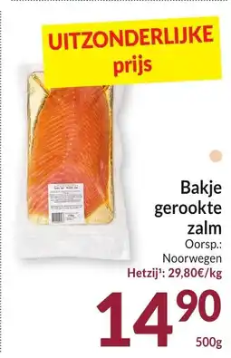 Intermarché Bakje Gerookte Zalm aanbieding