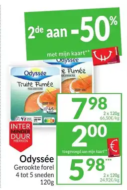 Intermarché Odyssée Gerookte forel aanbieding