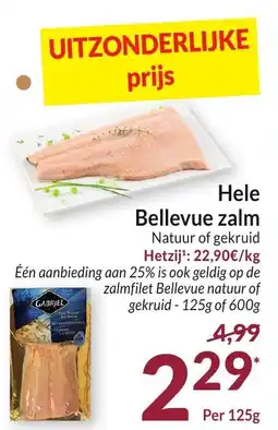 Intermarché Hele Bellevue zalm aanbieding