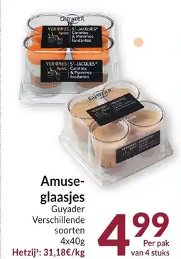 Intermarché Amuseglaasjes Guyader aanbieding