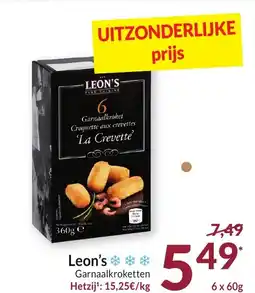 Intermarché Leon's Garnaalkroketten aanbieding