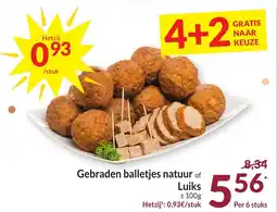 Intermarché Gebraden Balletjes Natuur of Luiks aanbieding