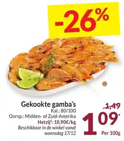 Intermarché Gekookte GambaGekookte gamba's aanbieding