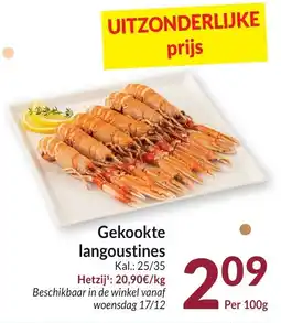 Intermarché Gekookte Langoustines aanbieding