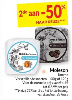 Intermarché Moleson Tomme aanbieding