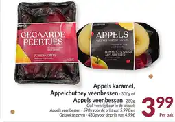 Intermarché Appels karamel, Appelchutney veenbessen of Appels Veenbessen aanbieding