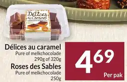 Intermarché Délices au Caramel of Roses des Sables aanbieding