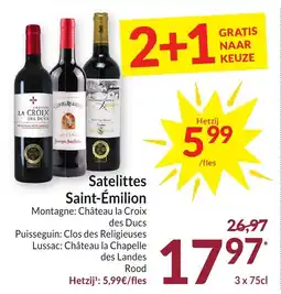 Intermarché Satelittes Saint-Émilion aanbieding