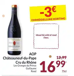 Intermarché AOP Châteauneuf-du-Pape Cru du Rhône aanbieding