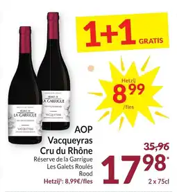 Intermarché AOP Vacqueyras Cru du Rhône aanbieding