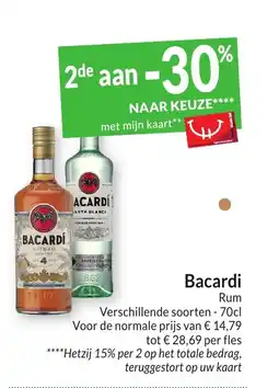 Intermarché Bacardi Rum aanbieding