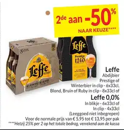 Intermarché Leffe of Leffe 0,0% aanbieding