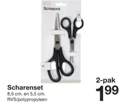 Zeeman Scharenset aanbieding