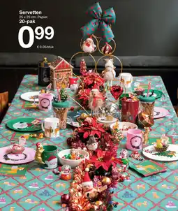 Zeeman Servetten aanbieding