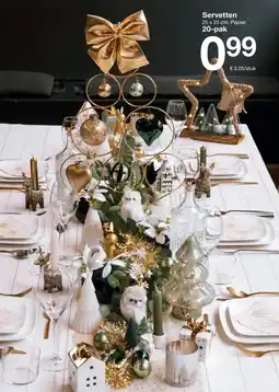 Zeeman Servetten aanbieding