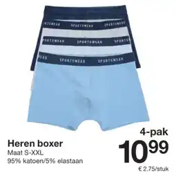 Zeeman Heren boxer aanbieding