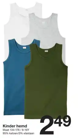 Zeeman Kinder hemd aanbieding