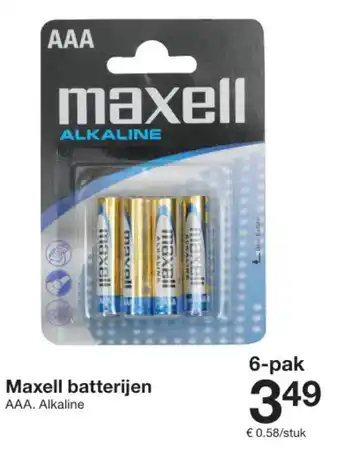 Maxell batterijen