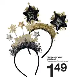 Zeeman Happy new year haarband aanbieding