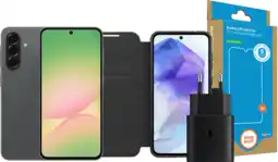 Coolblue Samsung Galaxy A56 128GB Zwart 5G + Compleet Accessoirepakket aanbieding