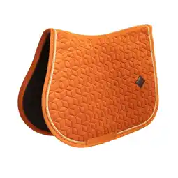 Decathlon Zadeldek - Zadeldoek - Velvet - Jumping - Oranje - Cob aanbieding