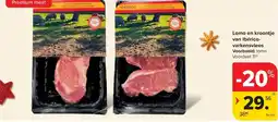 Carrefour Lomo en kroontje van Ibéricovarkensvlees Voorbeeld aanbieding