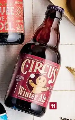 Carrefour Bier Circus Winter Ale aanbieding