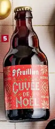 Carrefour Bier Cuvée de Noël St Feuillien aanbieding