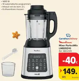 Carrefour Mixer PerfectMix LM835D10 aanbieding