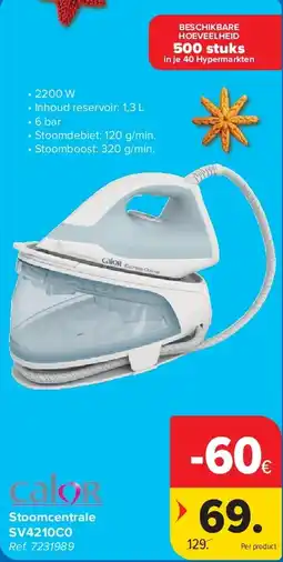 Carrefour Stoomcentrale SV4210C0 aanbieding