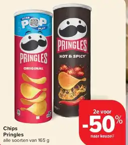Carrefour Chips Pringles aanbieding