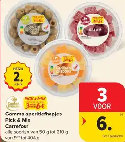 Carrefour Gamma aperitie apjes Pick & Mix Carrefour aanbieding