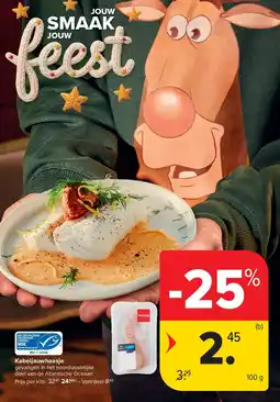 Carrefour Kabeljauwhaasje aanbieding