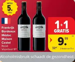Carrefour Frankrijk Bordeaux Médoc Maison Castel aanbieding