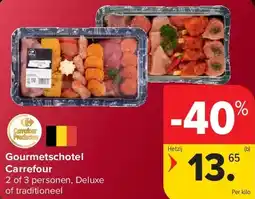 Carrefour Gourmetschotel Carrefour aanbieding