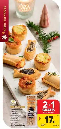 Carrefour Aperitiefhapjes Prestige Carrefour aanbieding