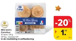 Carrefour Mini blini’s Carrefour aanbieding