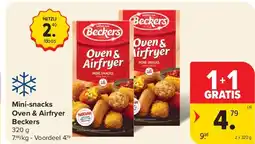 Carrefour Mini-snacks Oven & Airfryer Beckers aanbieding