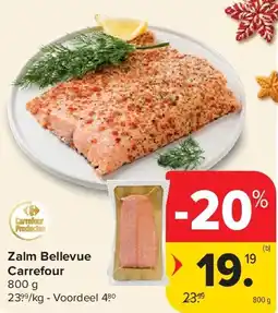 Carrefour Zalm Bellevue Carrefour aanbieding