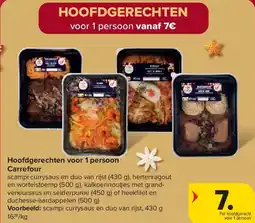 Carrefour Hoofdgerechten voor 1 persoon Carrefour aanbieding