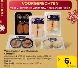 Carrefour Voorgerechten voor 2 personen Carrefour aanbieding